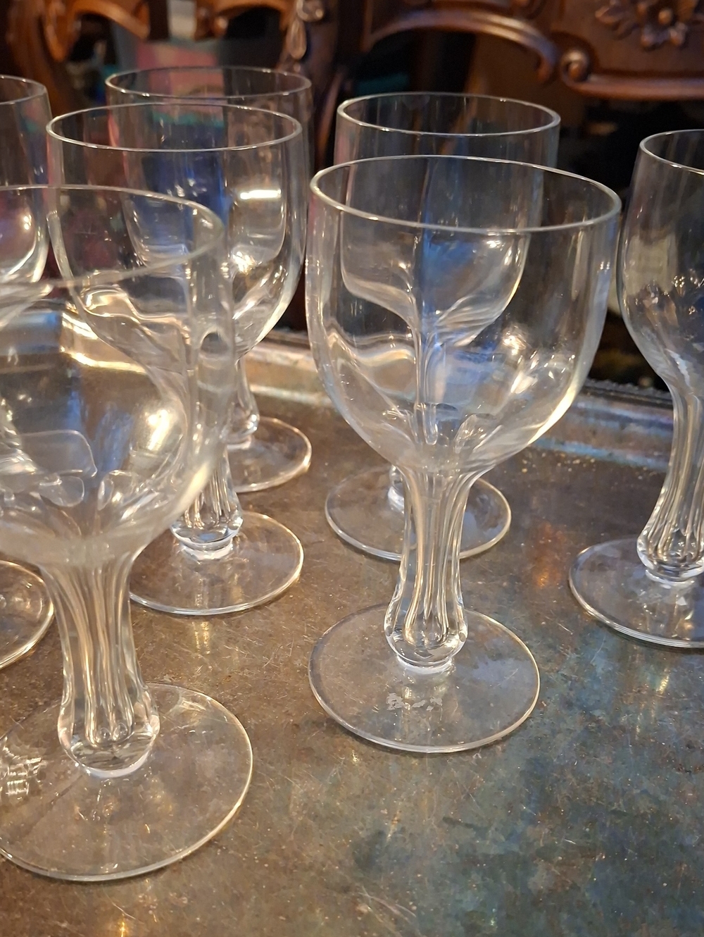 Bryce Brothers Champaigne Glasses Early 1900s